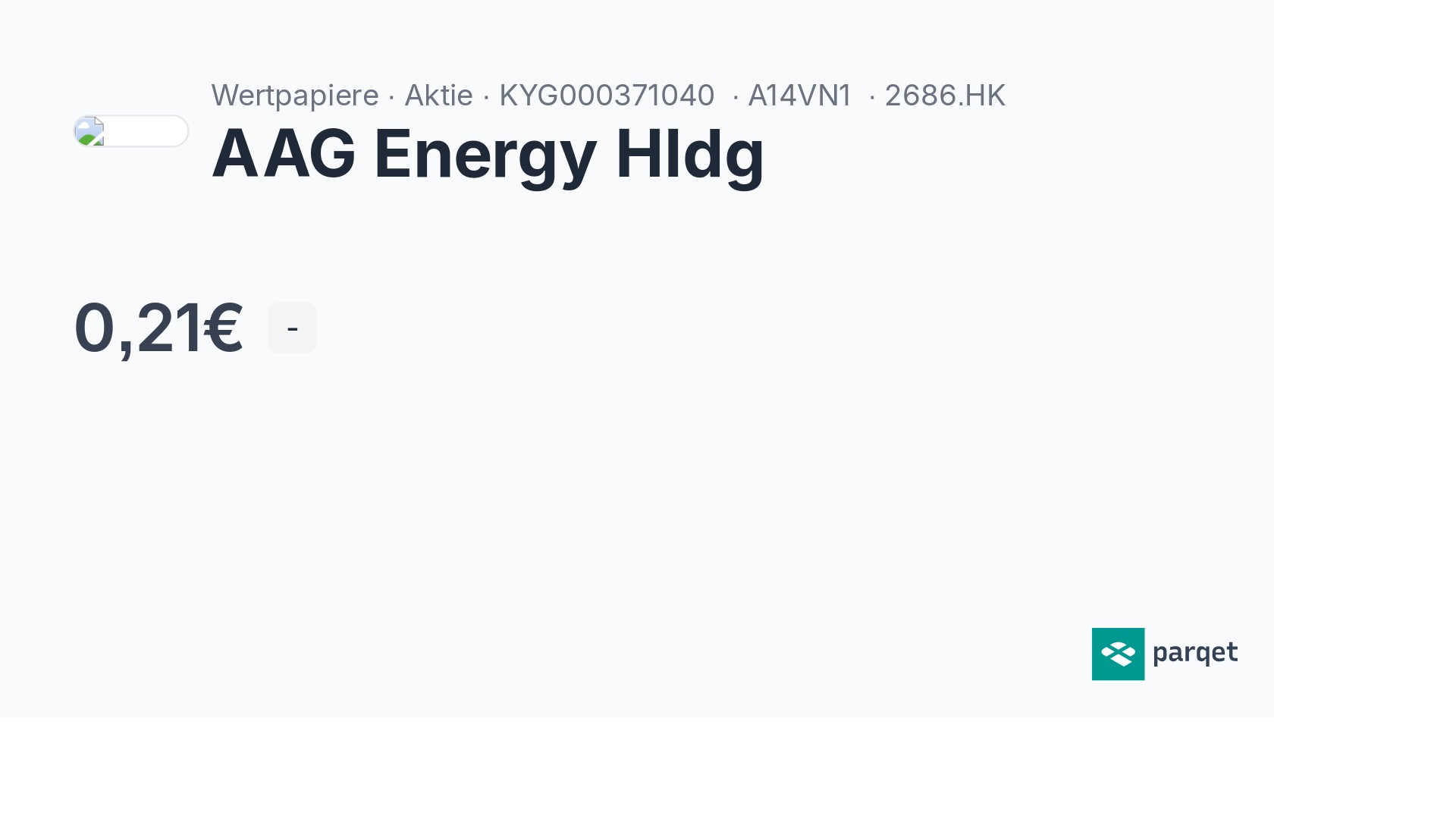 AAG Energy Hldg Dividende 2024: Rendite & Historie